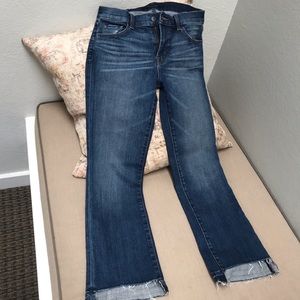 J brand crop high waist jean